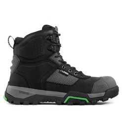 Workboot with vented mesh panel