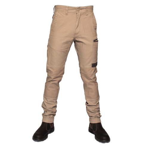 FXD - WP4 Cuffed Work Pants - Khaki | Hip Pocket Mornington