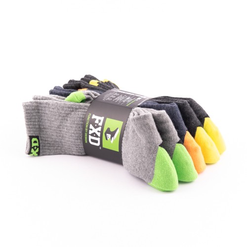 FREE POST FXD SK-1 Crew Sock 5 Pack 